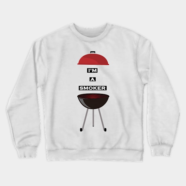 BBQ Smoker Crewneck Sweatshirt by FuzzFiber